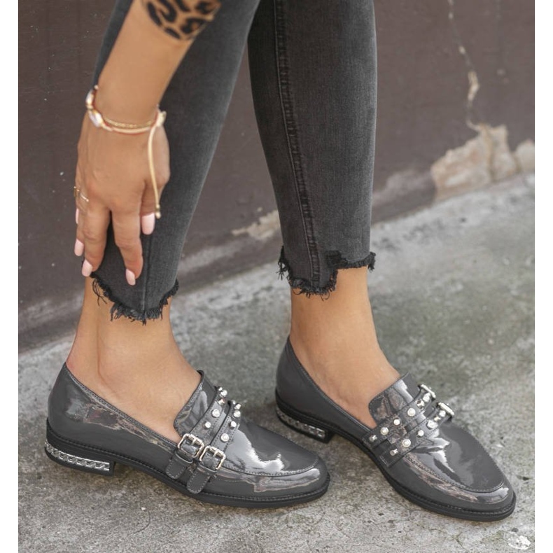 Pantofi de damă gri C18-6252-2 1