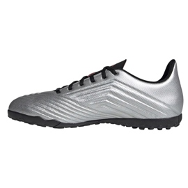 Ghete de fotbal Adidas Predator 19.4 Tf M F35634 argint 1