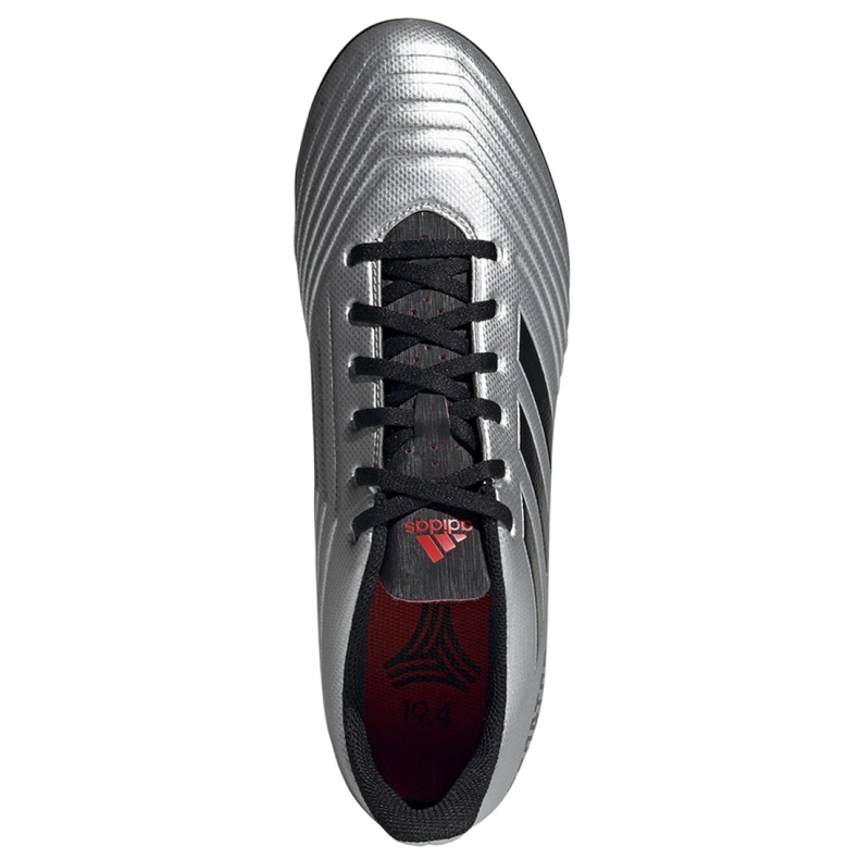 Ghete de fotbal Adidas Predator 19.4 Tf M F35634 argint 2