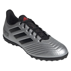 Ghete de fotbal Adidas Predator 19.4 Tf M F35634 argint 3