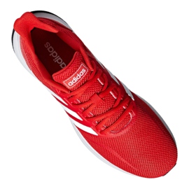 Pantofi de antrenament Adidas Runfalcon M F36202 alb roșu 1