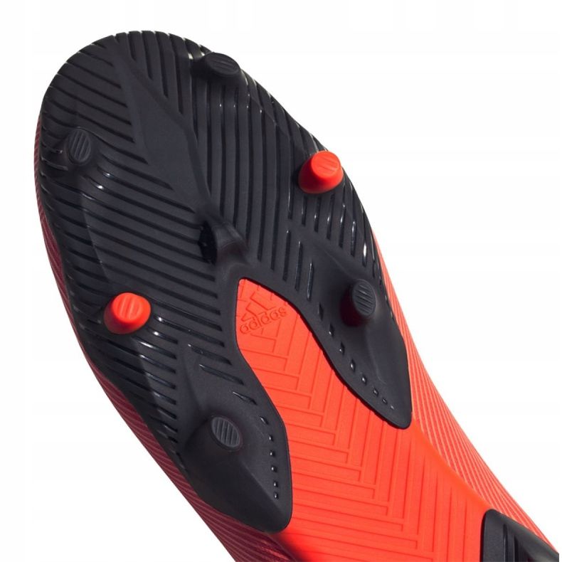 Ghete de fotbal Adidas Nemeziz 19.3 Ll Fg M EH1092 multicolor portocale 1