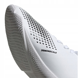 Ghete de fotbal Adidas Predator 20.3 In Jr FW9218 gri / argintiu, alb, auriu alb 2