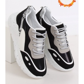 Pantofi sport alb-negru LL1771 Negru 1