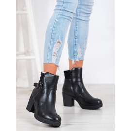 J. Star Cizme confortabile din piele ecologică negru 1 J. Star Cizme confortabile din piele ecologică negru 1