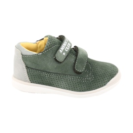 Cizme cu Velcro American Club GC22 gri verde 6