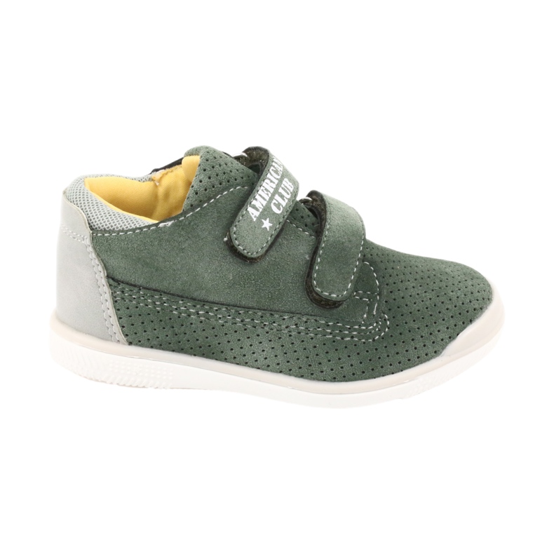 Cizme cu Velcro American Club GC22 gri verde 6