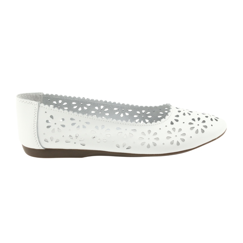 Ballerine ajurate albe Filippo 680 6