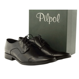 Pantofi formali din piele Pilpol 1385 negru 4