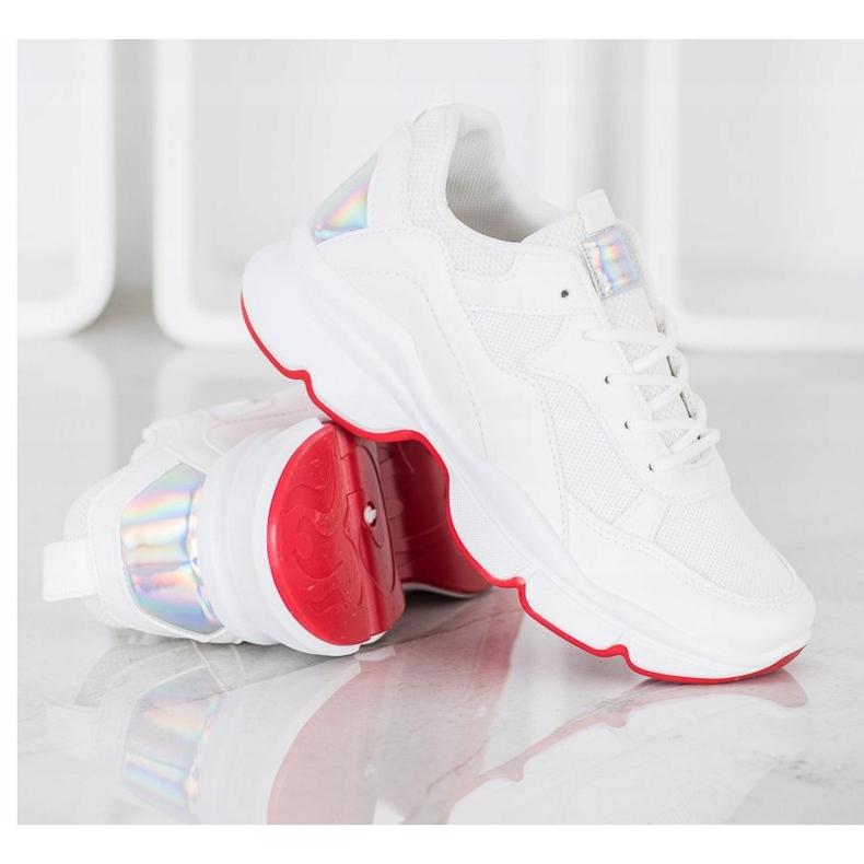 SHELOVET Adidași albi confortabili 2