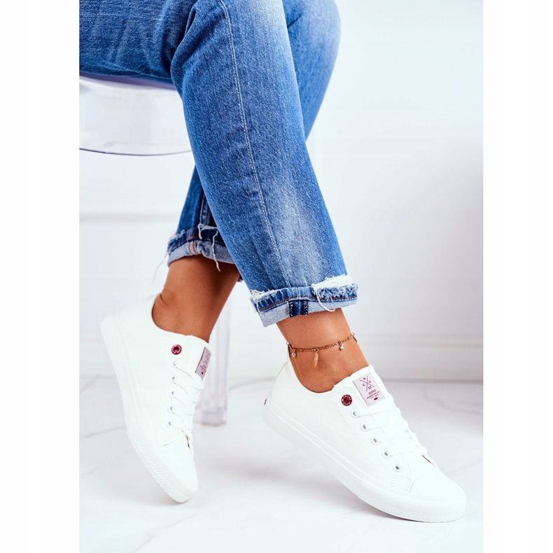 Adidași pentru femei Cross Jeans White DD2R4030 alb 2