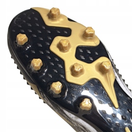 Ghete de fotbal Adidas Predator 20.1 Low Ag M FW9747 negru, alb, negru, auriu alb 1