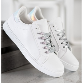 SHELOVET Pantofi sport la modă alb 2