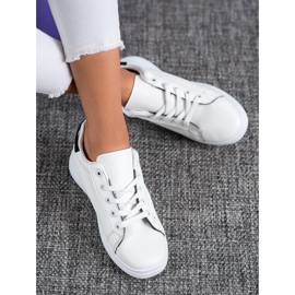 SHELOVET Pantofi sport clasici alb negru 1