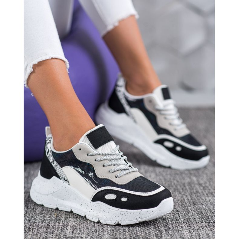 Kayla Adidași cu efect Holo negru 1