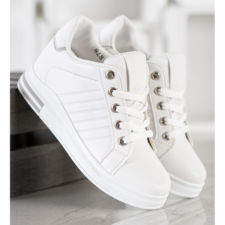 SHELOVET Adidași cu pană albă 2