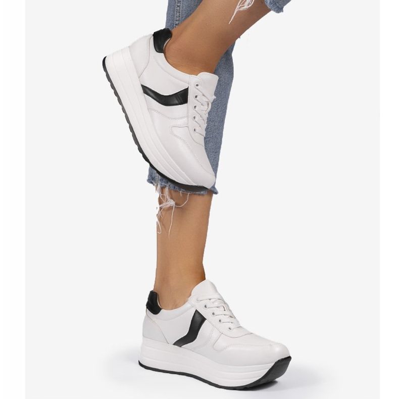 Pantofi sport albi, adidași BK-20 1