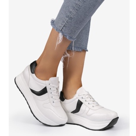 Pantofi sport albi, adidași BK-20 2