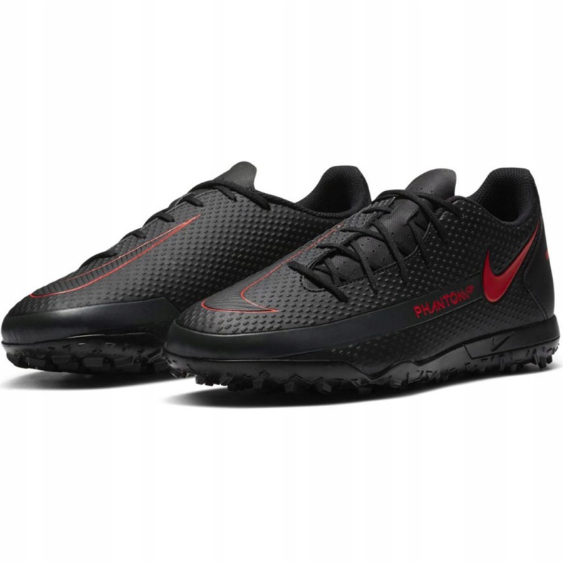 Pantofi de fotbal Nike Phantom M Gt Club Tf CK8469 060 alb negru 2