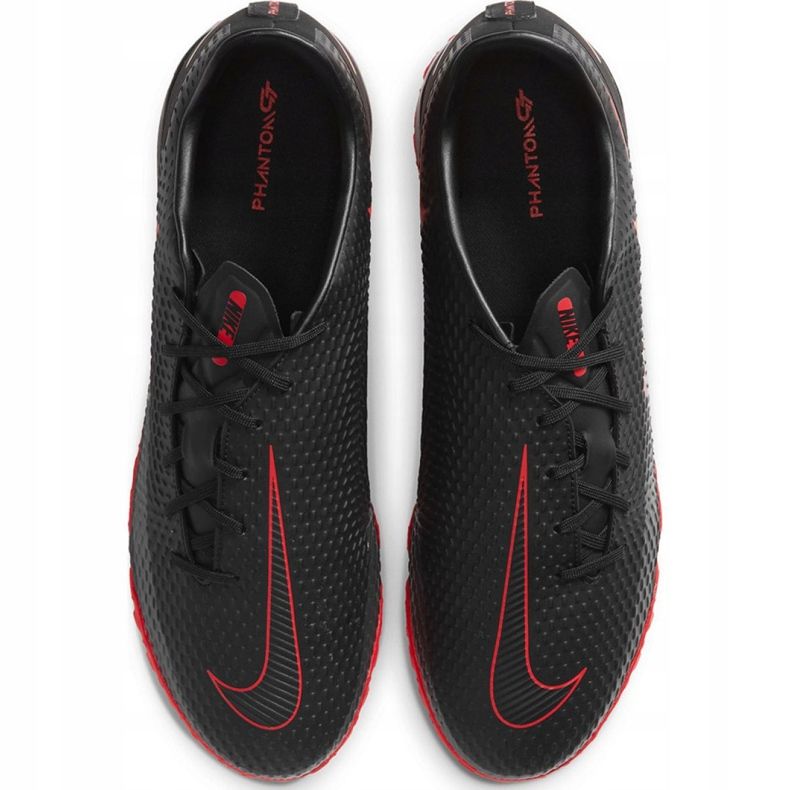 Pantof de fotbal Nike Phantom M Gt Academy Tf CK8470 060 negru / roșu negru 1