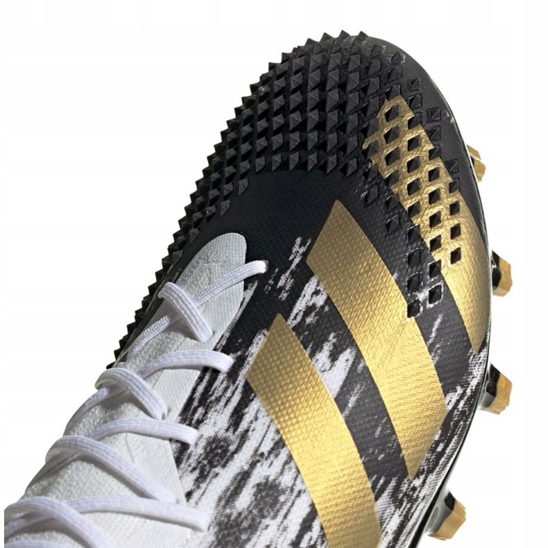 Ghete de fotbal Adidas Predator 20.1 Ag M FW9185 negru, alb, negru, auriu alb 2