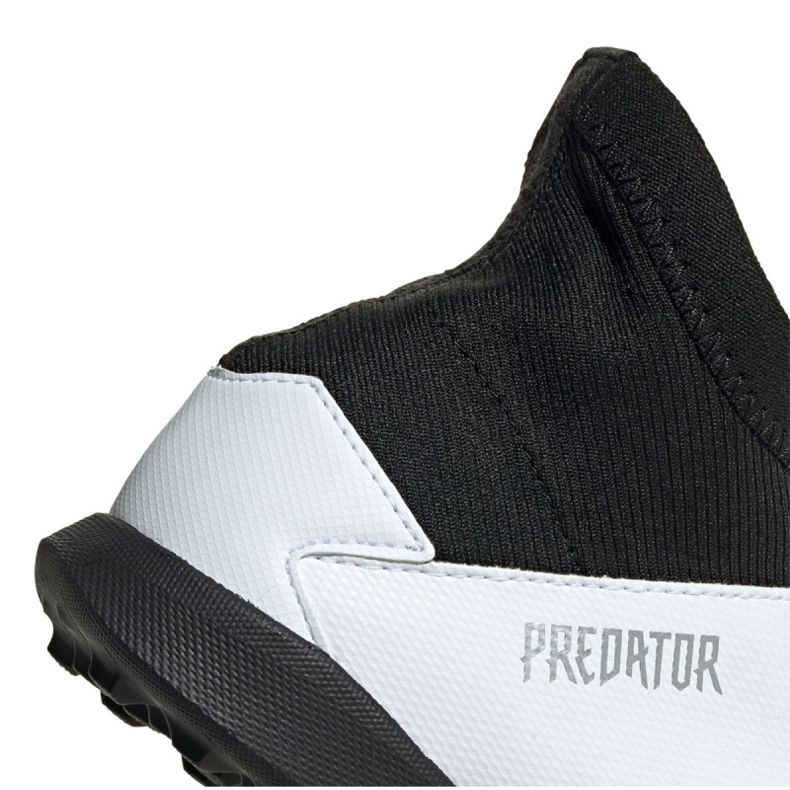 Ghete de fotbal Adidas Predator 20.3 Ll Tf Jr FW9211 negru, alb, negru, gri / argintiu alb 2