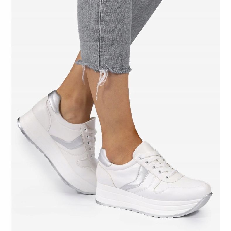 Pantofi sport albi, adidași BK-20 1