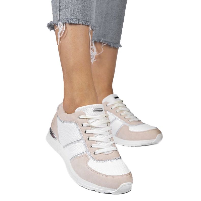 Încălțăminte sport roz din piele ecologică 6162-Y 1