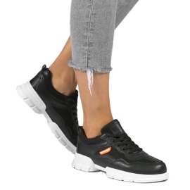 Pantofi sport negri la modă C051 negru 1 Pantofi sport negri la modă C051 negru 1