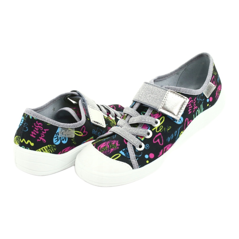Încălțăminte pentru copii Befado 251Q137 negru gri multicolor 2