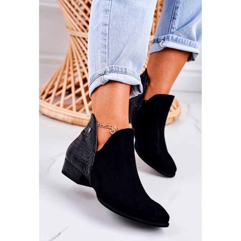 Cizme de damă Piele Maciejka Piele Negru Șarpe 04091-72 1 Cizme de damă Piele Maciejka Piele Negru Șarpe 04091-72 1