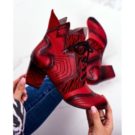 Cizme de damă Piele Maciejka Red 03194 roșu 1 Cizme de damă Piele Maciejka Red 03194 roșu 1