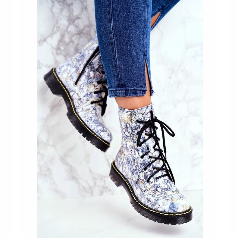 Cizme de damă Glany Workers Maciejka Multicolor 01609-39 / 00-6 2