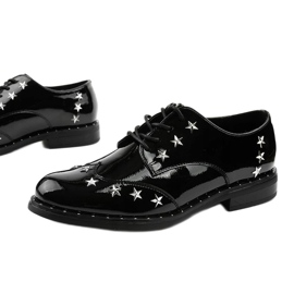 Pantofi de damă negri C18-37117 negru 1