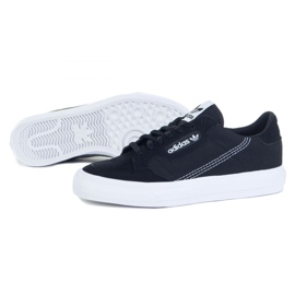 Pantofi Adidas Continental Vulc Jr EF9451 negru 1