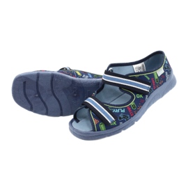 Încălțăminte pentru copii Befado 969Y161 albastru marin multicolor 4
