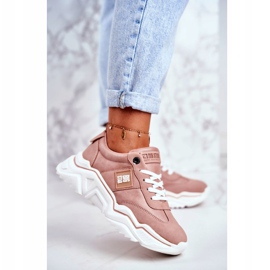 Încălțăminte sport pentru femei Big Star Pink GG274210 roz 2