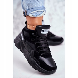 Pantofi sport pentru femei Big Star Black GG274644 negru 2