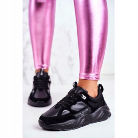 Adidași pentru femei Big Star Black GG274654 negru 2