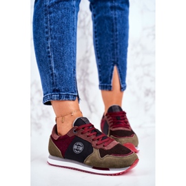 Sporturi pentru tineri Big Star Grey și Claret GG274459 roșu gri 1