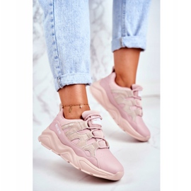 Încălțăminte sport pentru femei Big Star Pink GG274637 roz 2