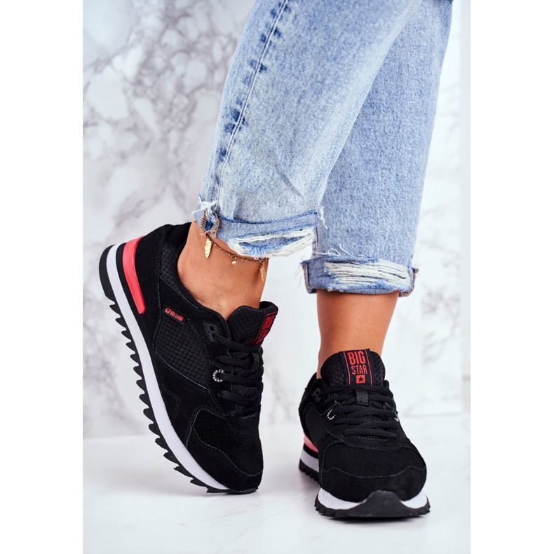 Încălțăminte sport pentru femei Adidași Big Star Black GG274524 negru 2