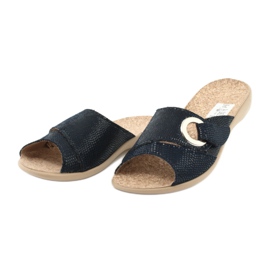 Pantofi de damă Befado pu 265D017 albastru marin 3