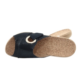 Pantofi de damă Befado pu 265D017 albastru marin 5