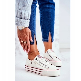 Adidași pentru femei Big Star White GG274140 alb 1