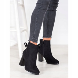 Goodin Cizme cu legătură decorativă negru 2