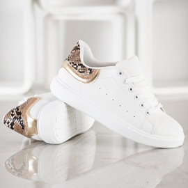 SHELOVET Adidași albi confortabili 2