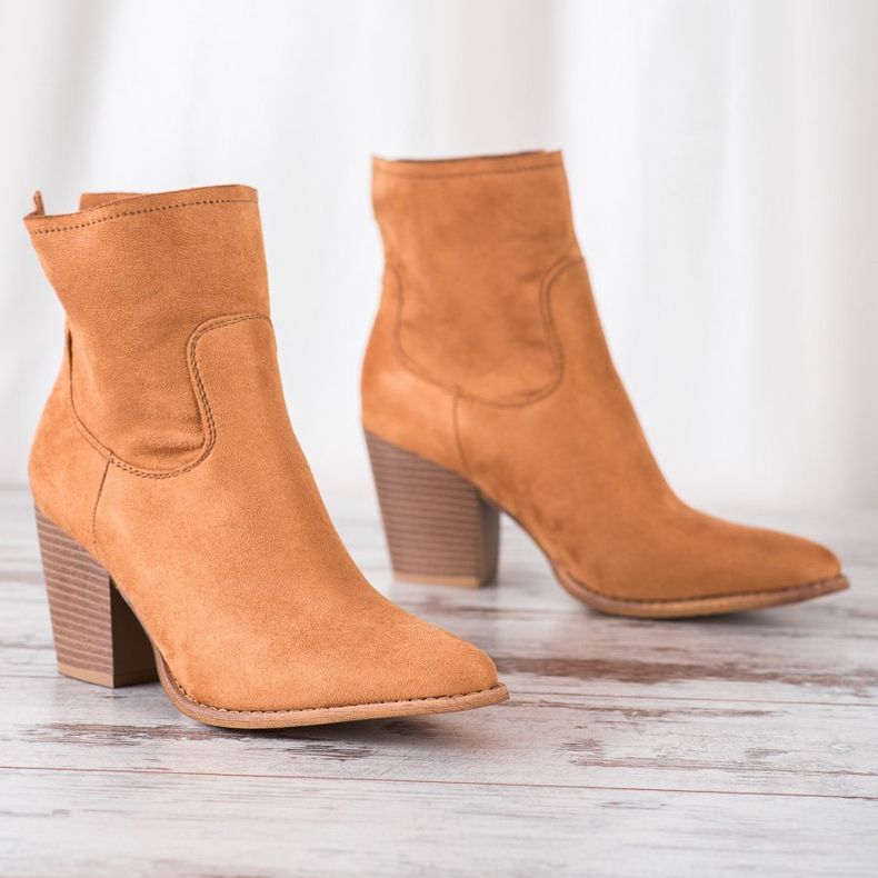 Erynn Cizme de cowboy înalte maro 1