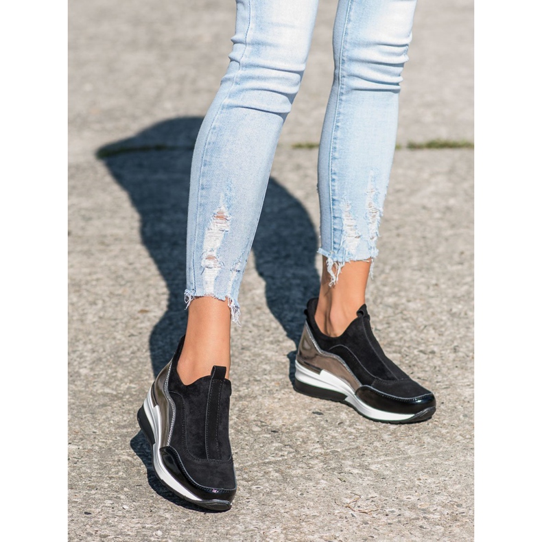 Încălțăminte de piele VINCEZA negru 2