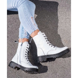 Muncitori din piele VINCEZA alb 1